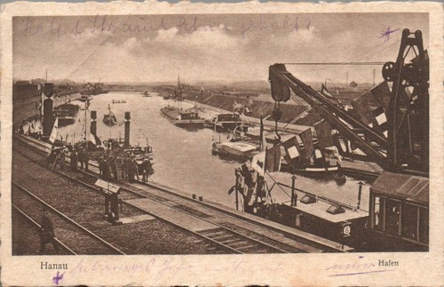 Hanau hafen gelaufen - hanau,