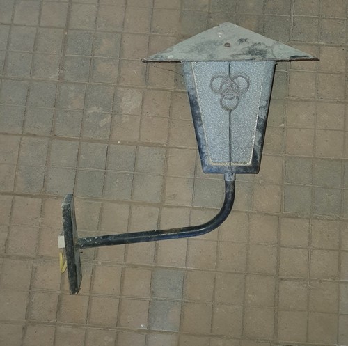 Alte ddr gartenlampe wandlampe - ddr,