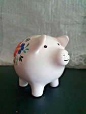 Spardose, Sparbüxe, klassisches Sparschwein ohne Schloss oder Stöpsel, vinetage