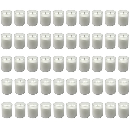 50x friedhofskerzen weiss - weiss, |