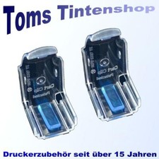 2 Stück CartClip Blue Pad Aufbewahrungsclip für HP 301, 302 u.v.a. Patronen