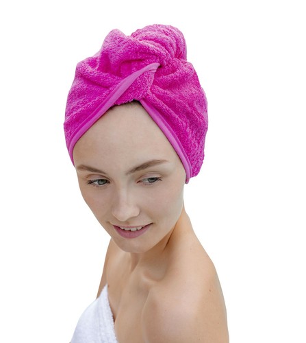 Haarturban baumwolle pink - haarturban,