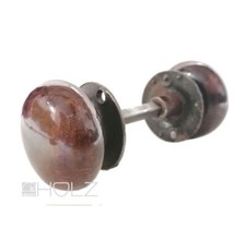 Türknauf Garnitur antik Porzellan marmoriert Art Deco 1920er alt 7er Vk