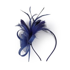Große Blume Feder Haar Hut Fascinator Stirnband Clip Hochzeit Royal Ascot Rennen