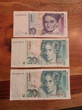 D-Mark Scheine Original 