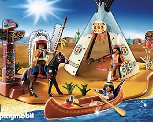 Playmobil indianerdorf acw - playmobil,