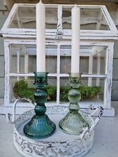 Kerzenhalter Glas 2 er Set