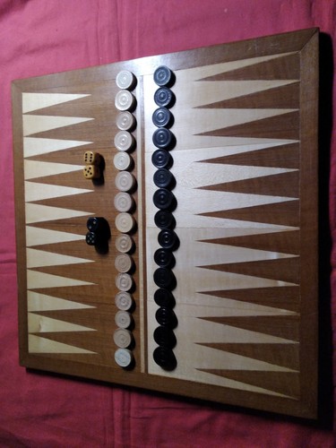Spiel backgammonbrett holz - spiel:,