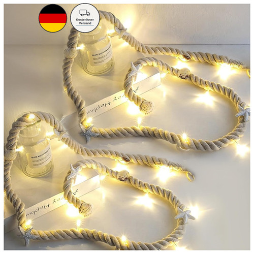 Led muschel lichterkette - muschel, 2