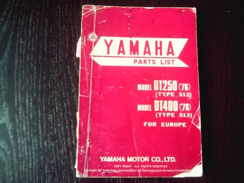 Yamaha 250 400 - dt, dt250