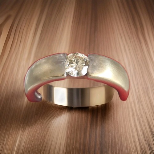 Brillant spannring 56 - brillant-spannring, 0,56