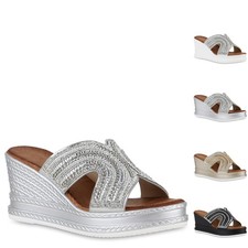 Damen Pantoletten Sandaletten