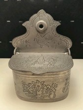 Alte Deckeldose/Saliere aus