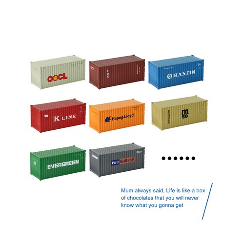 Fuß container versand - 20, 1:87