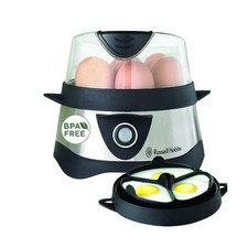 RUSSELL HOBBS Eierkocher Cook at Home 14048-56 1 bis 7 gekochte 3 pochierte Eier