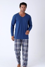 Herren Schlafanzug Pyjama-Set