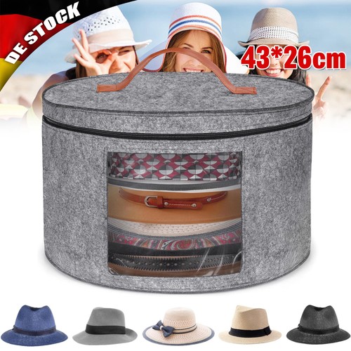 Hutschachtel rund filz hut - rund,