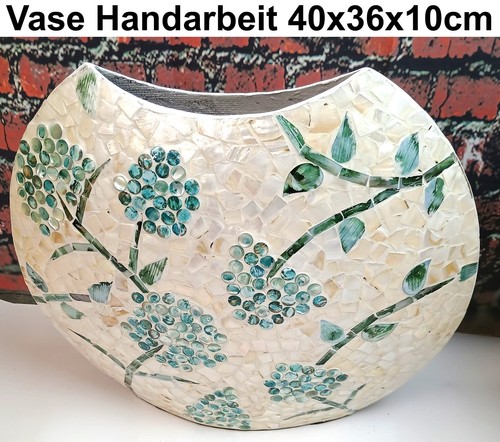 Exclusive vase perlmutt mosaik - vase, perlmutt-mosaik