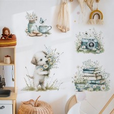 Daisy Floral Wand Aufkleber