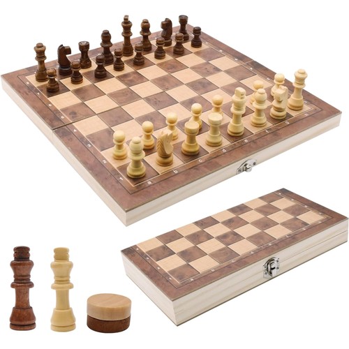 Schachspiel holz 1 - schachspiel,