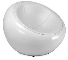  Pada Ball design Sessel weiß lounge Chair Ballchair