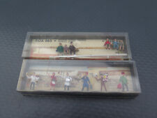 2 x W. MERTEN Miniatur Figuren Verkäufer, Dienstmänner & Reisende, Touristen OVP