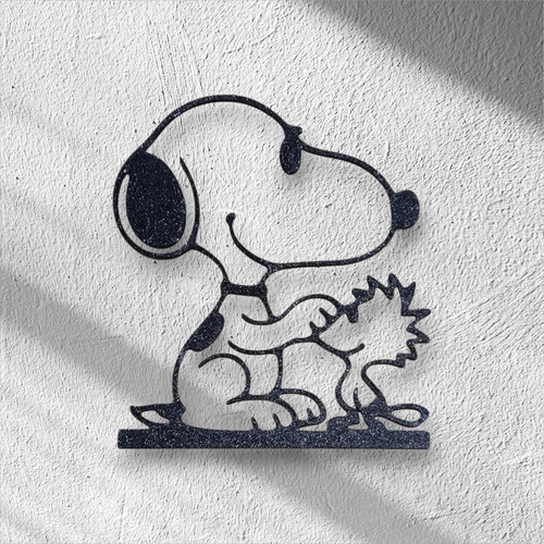 Wanddeko silhouette snoopy - silhouette,