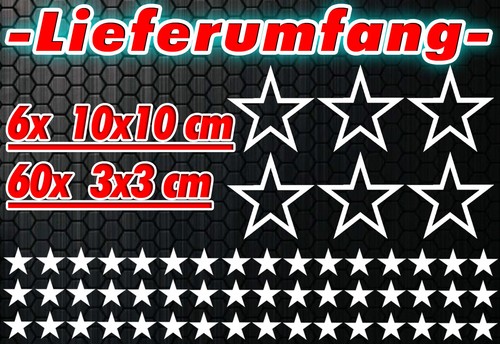 Sterne star auto aufkleber - sterne,