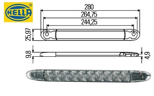 Hella zusatzbremsleuchte led - hella,