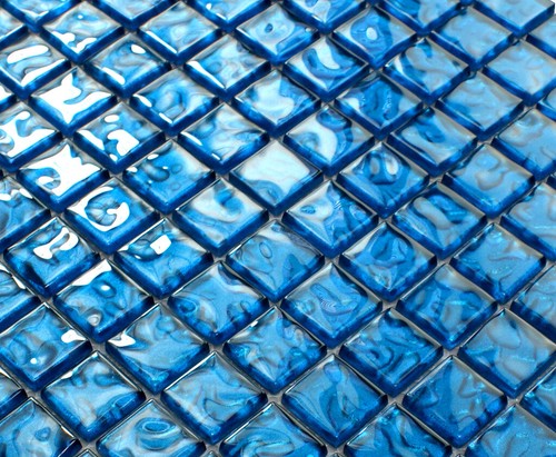 Blau glasmosaik mosaik - glasmosaik,,