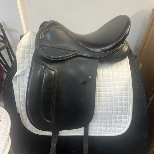 Dressursattel schwarz adj - schwarz,