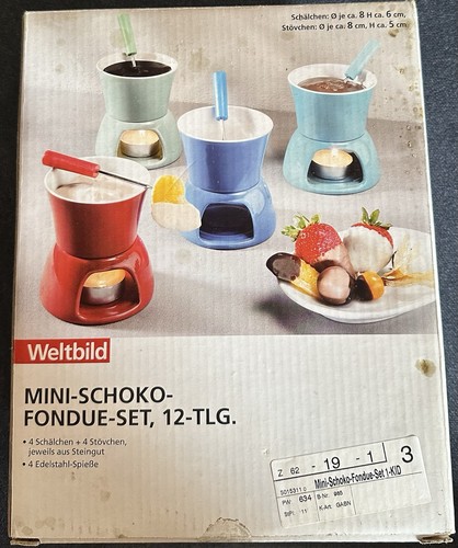 Mini schoko fondue - fondue, set