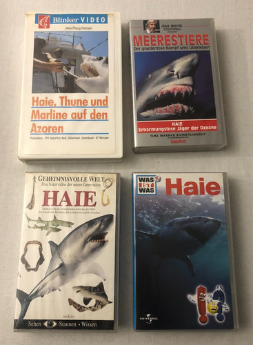 Vhs filme über - vhs, haie,
