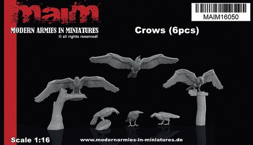 Crows krähen 1 16 - (6pcs), 1:16