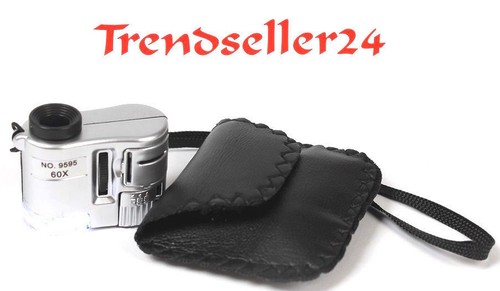 Mini microskop 60fach mit led - 60fach,