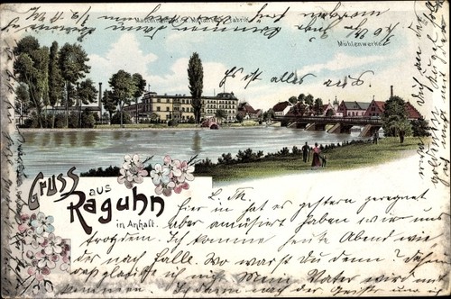 Litho raguhn jeßnitz - jeßnitz, in