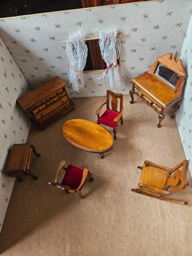 Puppenhaus salon teilig - salon,, 7-teilig
