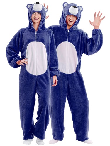 Kostüm bär blau bärchen - blau,