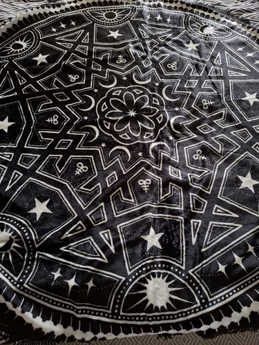 Killstar runde kuscheldecke - runde,