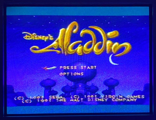 Disney aladdin für sega - disney’s,