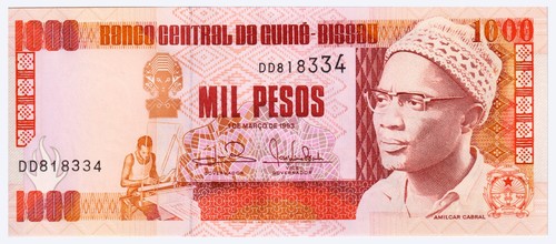 Guinea bissau 1000 pesos 1993 - guinea-bissau,