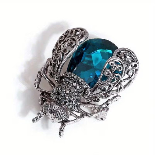 Vintage brosche fliege - brosche,