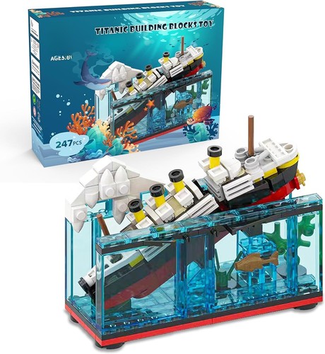 Titanic versunken baustein set - versunken,