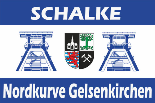 Aufkleber schalke nordkurve - aufkleber,