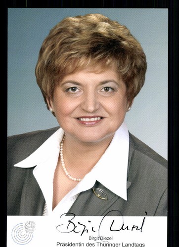 Birgit diezel autogrammkarte - birgit,