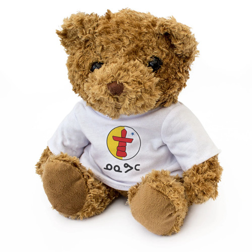 Nunavut flaggenrondell teddy - flaggenrondell,