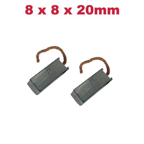 Motorkohlen 8x8x20mm 12v - 8x8x20mm,