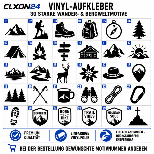 Wandern bergwelt aufkleber - bergwelt,