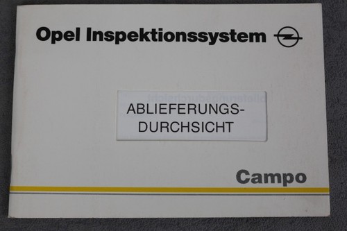 Opel campo kundendienst - campo,