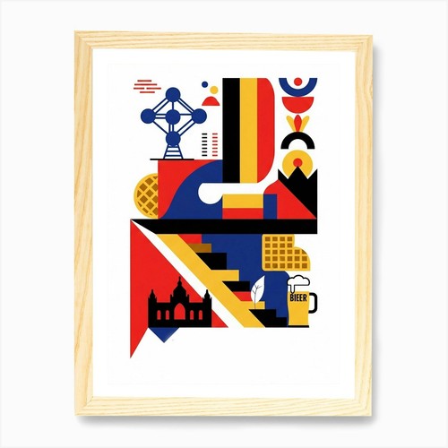 Belgische kultur geometrischer - kultur,